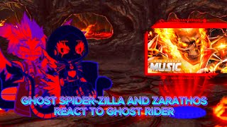 Ghost Spiderzilla and Zarathos React to Ghost Rider Rap ironmasterprod [upl. by Binah]