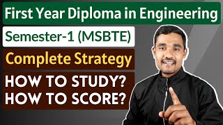 How to study and score good marks in polytechnic   Diploma in Engineering  MSBTE [upl. by Aretse]