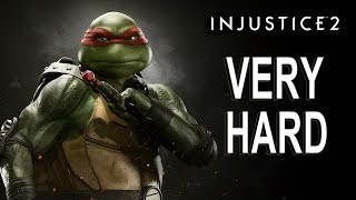 Injustice 2  Raphael Battle Simulator VERY HARD NO MATCHES LOST [upl. by Publea]