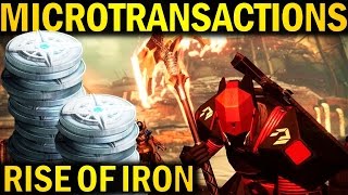 Destiny NEW MICROTRANSACTIONS in Rise of Iron  Radiant Treasure Artifacts amp More [upl. by Enilrad]