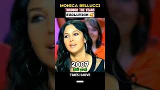 Monica Bellucci Evolution 🌹  Cheri Cheri Lady  Monica Bellucci THEN vs NOW short monicabellucci [upl. by Anilah]