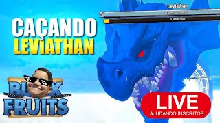 LIVE 🔴 BLOX FRUITS  CAÇANDO LEVIATHAN E FAZENDO TRIAL COM INSCRITOS  live bloxfruits [upl. by Loreen359]