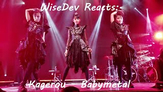 WiseDev Reacts Kagerou  Babymetal LIVE [upl. by Iek884]