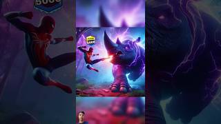 Superhero vs Rhino 🤣 who is best sorts video viralreels [upl. by Prisilla]