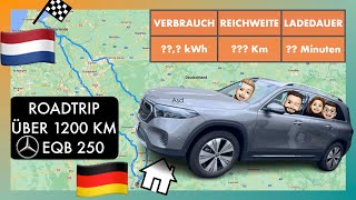 Familien Roadtrip mit dem EQB 250  Über 1200 KM  Platz Verbrauch Ladestopps [upl. by Occer630]