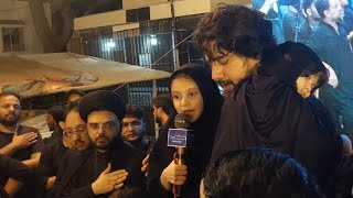 Farhan Ali Waris With Daughters  Reciting Noha  Martin Road Karachi  8 Rabi ul Awwal 1444  2022 [upl. by Yruam415]