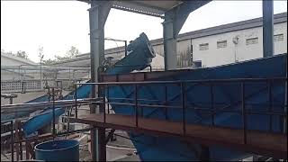 Crushed bone degreasing plant collagen ediblegelatine screwconveyor buffalo machine trending [upl. by Hester147]