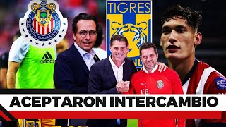 LAS CHIVAS Y FERNANDO GAGO TIRAN LA CASA POR LA VENTANA POR UN REFUERZO DE TIGRES A CAMBIO DEL CHIQU [upl. by Nauqe]