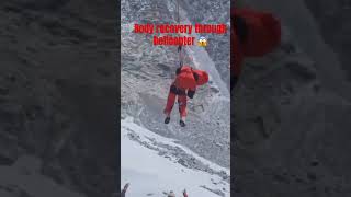 Mt everest body recoverymteverest bodyrecovery trending [upl. by Asiruam]