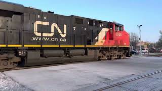 CN A432 flies through Carbondale Illinois [upl. by Ahsemaj]