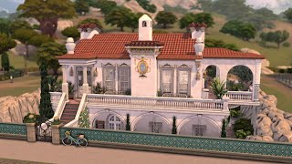 Villa Azul  The Sims 4 Speed Build  CC [upl. by Andra]