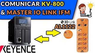 🔵✅COMUNICAR KV8000 amp MASTER IO LINK IFM AL1122 [upl. by Ardelle]