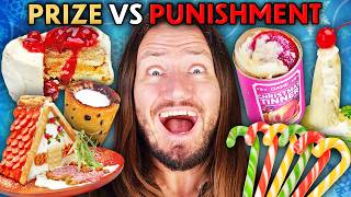 Prize Vs Punishment Roulette  Crazy Holiday Foods [upl. by Boleslaw]