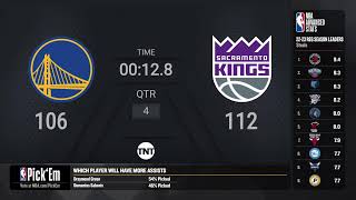 Warriors  Kings Game 2  NBAPlayoffs presented by Google Pixel Live Scoreboard [upl. by Yhtnomit509]