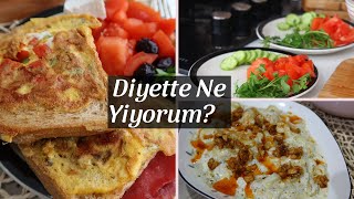 DİYETTE BİR GÜNDE YİYORUM   Diyet Listem Sağlıklı Tarifler [upl. by Gaulin68]