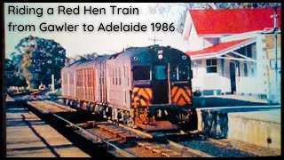 1986 Gawler to Adelaide on a Red Hen Train Super 8 footage [upl. by Uok]