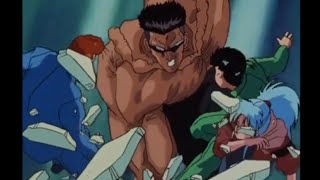 Yusuke and Kuwabara vs Toguro brothers first fight [upl. by Aenaj957]