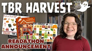 TBR Harvest 2024 🎃  OCTOBER READATHON ANNOUNCEMENT [upl. by Einafets]