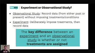 AP Statistics  Experiments amp Observational Studies [upl. by Messing172]