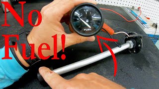 How To Troubleshoot amp Fix A Boat Fuel Gauge amp Fuel Sender [upl. by Anekam367]