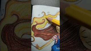 painting in leather sketchbook 🔥artdrawing painting trendingshorts popular sketchbook [upl. by Noremak]