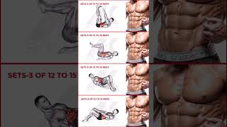 4 Killer Abs Exercises 🔥💪  Full Abs workout far Men  Core workout absworkout core gym shorts [upl. by Glenine]