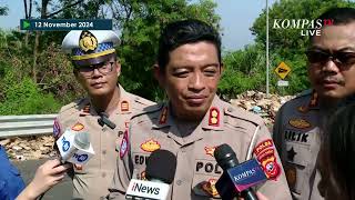 Polisi Ungkap Kondisi Terkini Sopir Truk hingga Gelar Olah TKP Kecelakaan Beruntun di Tol [upl. by Krein]