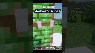 Automatic door🛜 minecraft build shorts [upl. by Kred666]