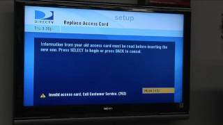 Direct TV Installation  How to Program a DirecTV Card [upl. by Maxim989]