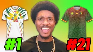 RANKING EVERY AFCON 2024 HOME KIT FROM BEST TO WORST [upl. by Odlanar]