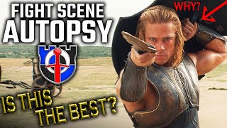 Could this be the BEST fight scene ever TROY Achilles vs Hector Fight Scene Autopsy [upl. by Attemaj]