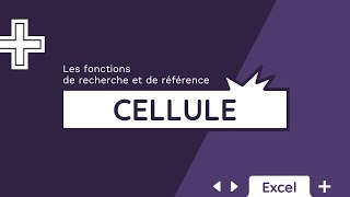 La fonction CELLULE  bonus Power Query  Tuto Excel [upl. by Dorehs372]