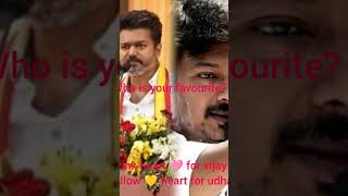 Who is next CM2026 put pink 🩷 heart thalapathy vijay amp yellow 💛 heart for udhay in comment tvksong [upl. by Attenad838]