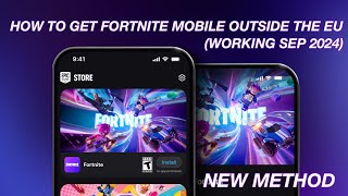 How To Get Fortnite Mobile on iPhonesiPads Outside The EU NEW METHOD [upl. by Templas]