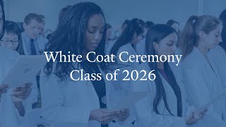 White Coat Ceremony Class of 2026  Yale School of Medicine [upl. by Kyriako]