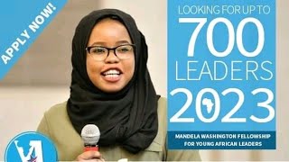 Mandela Washington Fellowship 2023 Application Talk Yali2023 MWF irex [upl. by Natam]