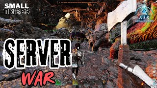 Cave PvP Dropping A Tower For Element Raiding A Server Ark AscendedSmallTribesep34 [upl. by Py]