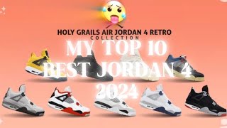 TOP 10 BEST JORDAN 4S 2024 [upl. by Hpseoj]