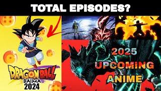 Dragon Ball Daima Total Episodes  2025 Confirmed Anime Lineup🤩 [upl. by Higginson]