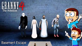 Granny 4 The Rebellion  Basement Escape  Shiva and Kanzo Gameplay [upl. by Daniela]