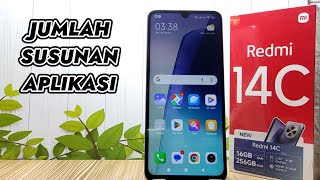 Cara Mengubah Jumlah Susunan Aplikasi Di HP Xiaomi Redmi 14C [upl. by Lachus]