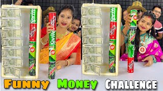 Interesting Matching Drink Win Money Funny Game Challenge With Full Family [upl. by Bathulda]