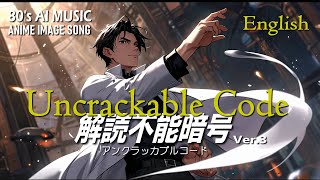 AI音楽「Uncrackable Code アンクラッカブルコード」英語版 Ver3 シュタインズ・ゲートのイメージソング オリジナル曲 anime sunoai suno アニソン [upl. by Holt890]