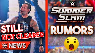 Cm Punk NOT Cleared Yet SummerSlam 2024 Plans  WWE Wrestling News amp Rumors [upl. by Malvia]