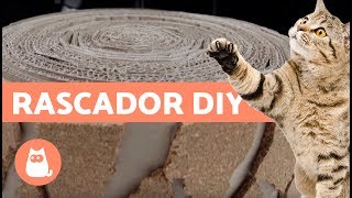 DIY Rascador Para Gatos con Material Reciclado  Scraper for Cats with Recycled Material [upl. by Eelhsa261]