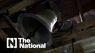 NotreDame bells ring out for first time since cathedral fire [upl. by Idnek]