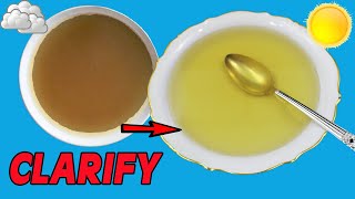 How to Clarify Soup Broth  Perfectly Clear Soup [upl. by Gimble875]