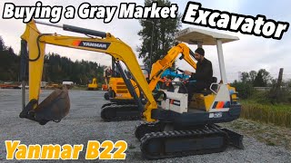 Buying a used Yanmar B22 mini Excavator [upl. by Toddy]