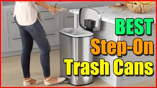 ✅ Top 5 Best StepOn Trash Cans Trash Can with Foot Pedal [upl. by Asenej]