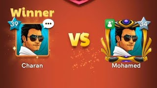 Carrom pool Me vs Mohamed in High score pro table khatarnak game play 👍👍 Charan tutorials [upl. by Bautram]